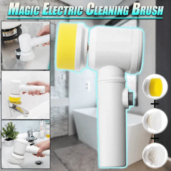 Multi-functional Electric Cleaning Brush for Kitchen and Bathroom - Wireless Handheld Power Scrubber for Dishes, Pots, and Pans